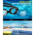 thumbnail image 2 of KALIYADI Swim Goggles Adult Goggles-Swimming-men and Women: Anti Fog No Leak and Ultra-wide Field of View 3 Pack, 2 of 7