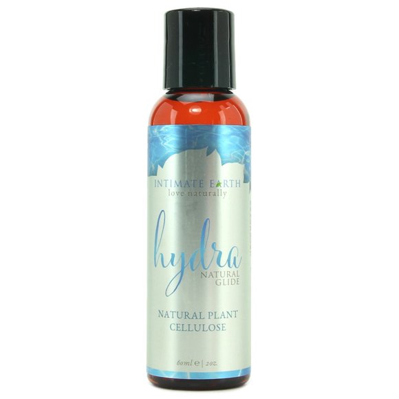 Intimate Earth Hydra Natural Water Based Personal Lubricant, Paraben-Free with Plant Cellulose, 2 oz