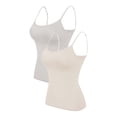 thumbnail image 1 of 2PC Camisole Women's Chest Pad With Four Seasons Plus Size Modal Outer Wearing Base Beauty Back Top, 1 of 5