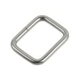 thumbnail image 5 of Uxcell Metal Rectangle Buckles 25x20mm Inside Dimension for Bags Belts DIY Accessories Silver Tone, 30pcs, 5 of 5