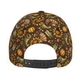thumbnail image 3 of Kdxio Unisex Chrysanthemum turkey Pattern Baseball Cap Unisex Washed Classic Adjustable Hat, 3 of 5