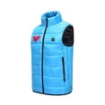 thumbnail image 5 of SELONE Heated Vests for Men Women 1 Control 4 Heating Zones Fleece Jacket Sleeveless Soild Casual Coat Plus Size, 5 of 7