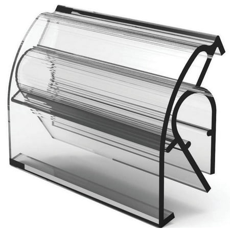 Southern Imperial R16-250-2 Ticket Holder, 2 in, Plastic, Clear