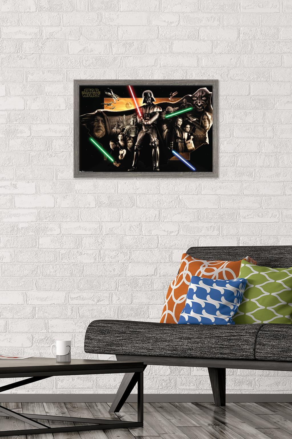 Star Wars: Saga - Cape Wall Poster, 14.725" x 22.375", Framed