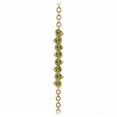 thumbnail image 2 of Galaxy Gold 14k Rose Gold Prong Set Peridot Bracelet, 2 of 3