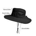 thumbnail image 3 of Kmdttou 2 Ways To Wear Sunscreen Visor Hat Men And Women Hiking And Fishing Quick Dry Fisherman's Hat Breathable Visor Hat ,UPF50+ Wide-Brim Sun Hat, 3 of 7