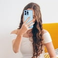 thumbnail image 6 of Case for iPhone 15 Pro Max 6.7" Luxury Plating Edge Case Cover Slim Lightweight Glossy Bling Phone Case Soft TPU Shockproof Bumper Case Electroplated Case,Blue, 6 of 12