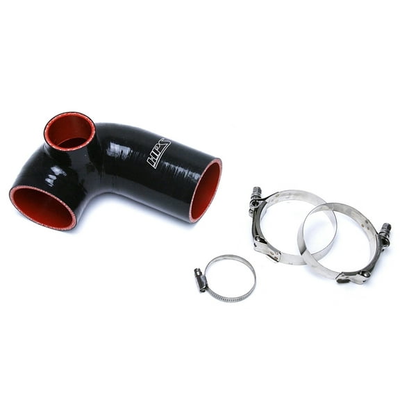 HPS Black Reinforced Silicone Post MAF Air Intake Hose Kit Compatible for Mazda 09-15 MX-5 Miata NC2 NC3, 57-1494-BLK