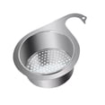 thumbnail image 1 of Cesta de drenaje para fregadero, separador de alimentos secos y húmedos, colador de pasta, cesta de drenaje multifunción de acero inoxidable para Estilo A, 1 of 8