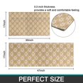 thumbnail image 7 of Golden Christmas Pattern Kitchen Rugs Sets Of 2,Anti Fatigue Kitchen Mat Rugs Non Slip Washable,Decorative Kitchen Floor Mats for Kitchen,Sink,Laundry,17"x30"+17"x47", 7 of 7