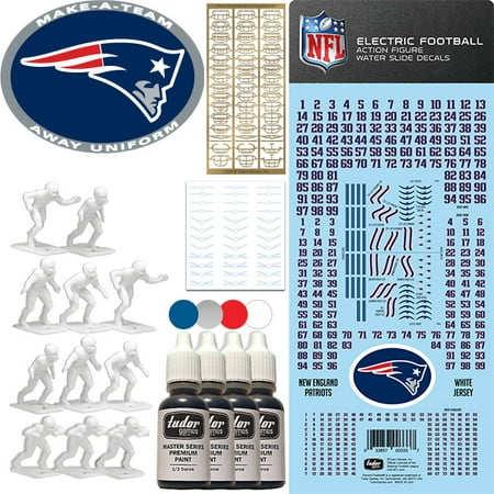 - New England Patriots NFL Away Uniform Make-A-Team Kit for Electric Football