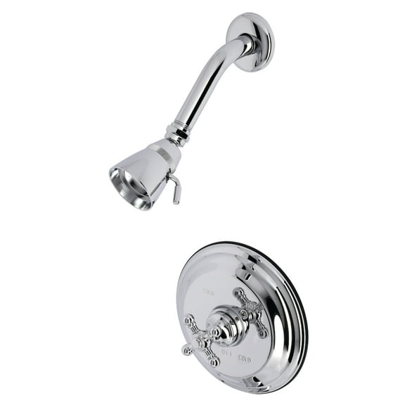 Kingston Brass KB2631BXTSO Metropolitan Single-Handle Pressure Balanced Shower Faucet, Trim Only, Polished Chrome