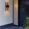 thumbnail image 6 of Modern outdoor led wall sconce with crystal seeded glass, 6 of 8