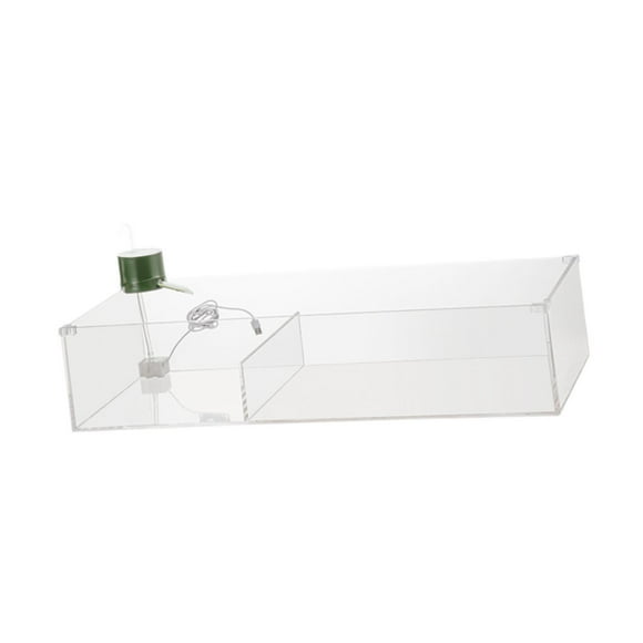 BELOVING Turtle Tank Aquarium Full View Visually Tortoise Aquarium Habitat Tortoises Case Resting Sturdy Amphibians Box Turtle Habitat