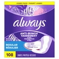 thumbnail image 3 of Always Anti-Bunch Xtra Protection Daily Liners, Regular Length, Unscented, 3 of 12