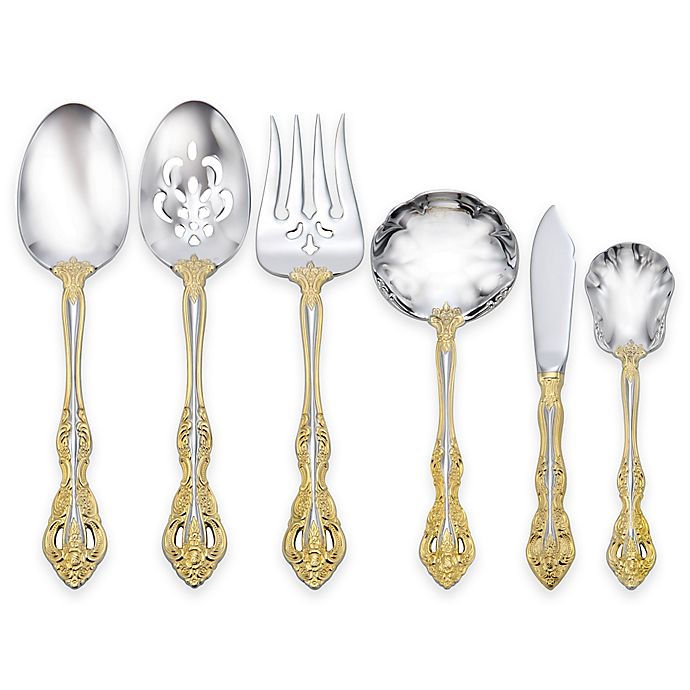 Oneida Michelangelo Gold 6Piece Hostess Set
