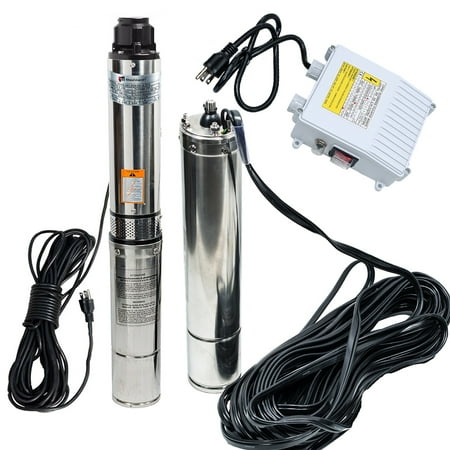 pump well submersible water hp deep stainless steel 3hp imeshbean control box duty heavy 220v 60hz 230v ft head 400ft