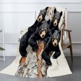 thumbnail image 2 of JOOCAR Bear Family On Tree Flannel Throw Blanket For Gift Home Sofa Bed Decoration 60x50 inch, 2 of 5