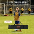 thumbnail image 2 of VEVOR 12x6FT Soccer Rebounder Net Iron Soccer Training Equipment Portable Bag, 2 of 7