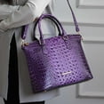 thumbnail image 3 of MKF Collection Liora Women's Tote Bag with Wallet, Croc Embossed Vegan Leather Handbag Purse by Mia K - Royal Blue, 3 of 7