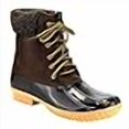 thumbnail image 3 of Nature Breeze Ladies Duck-02 Lace Up and Zipper Waterproof Insulated Boot,Brown 8, 3 of 4