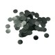 thumbnail image 2 of 130 piezas lentejuelas sueltas redondas con agujeros aplicados de bricolaje de bricolaje decoración de 16 mm para ropa de novia accesorios de álbumes Negro, 2 of 8
