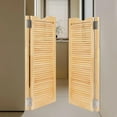thumbnail image 5 of Cafe Swinging Doors Wood Saloon Doors, 36" x 48" Modern Swinging 2-Half Door Bar Doors Entrance Partition for Hallway Kitchen Doorway Bars Gardens Restaurants, 5 of 18