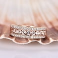 thumbnail image 6 of HeartsAndYou 2ct Natural Peach Morganite Half Eternity Wedding Band Ring 14k SOLID Rose Gold, 6 of 9