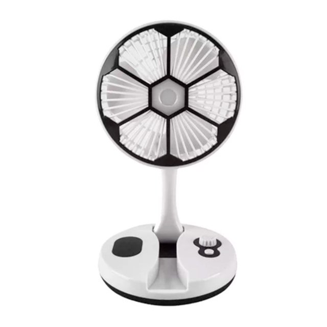 VENTILADOR PORTÁTIL DE IMPORTACIÓN FUTBOL PLEGABLE CON CARGA USB