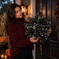 thumbnail image 6 of Orangide Halloween Decorations Wreath Of Withered Branches Door Hanging Holiday Window Display Party Decoration Artificial Pumpkin Garland Wreath Wall Hanging For Fall, 6 of 7