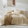 thumbnail image 1 of Juego de edredón WRENSONGE, tamaño queen, beige, 7 piezas, para todas las estaciones, 1 of 7