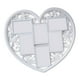 thumbnail image 4 of Marco de imagen de collage de decoración de pared en forma de corazón / Seis pantallas de 4x6 Decoración colgante de pared Ornamento Marco de foto Zulema Marco de la foto, 4 of 8