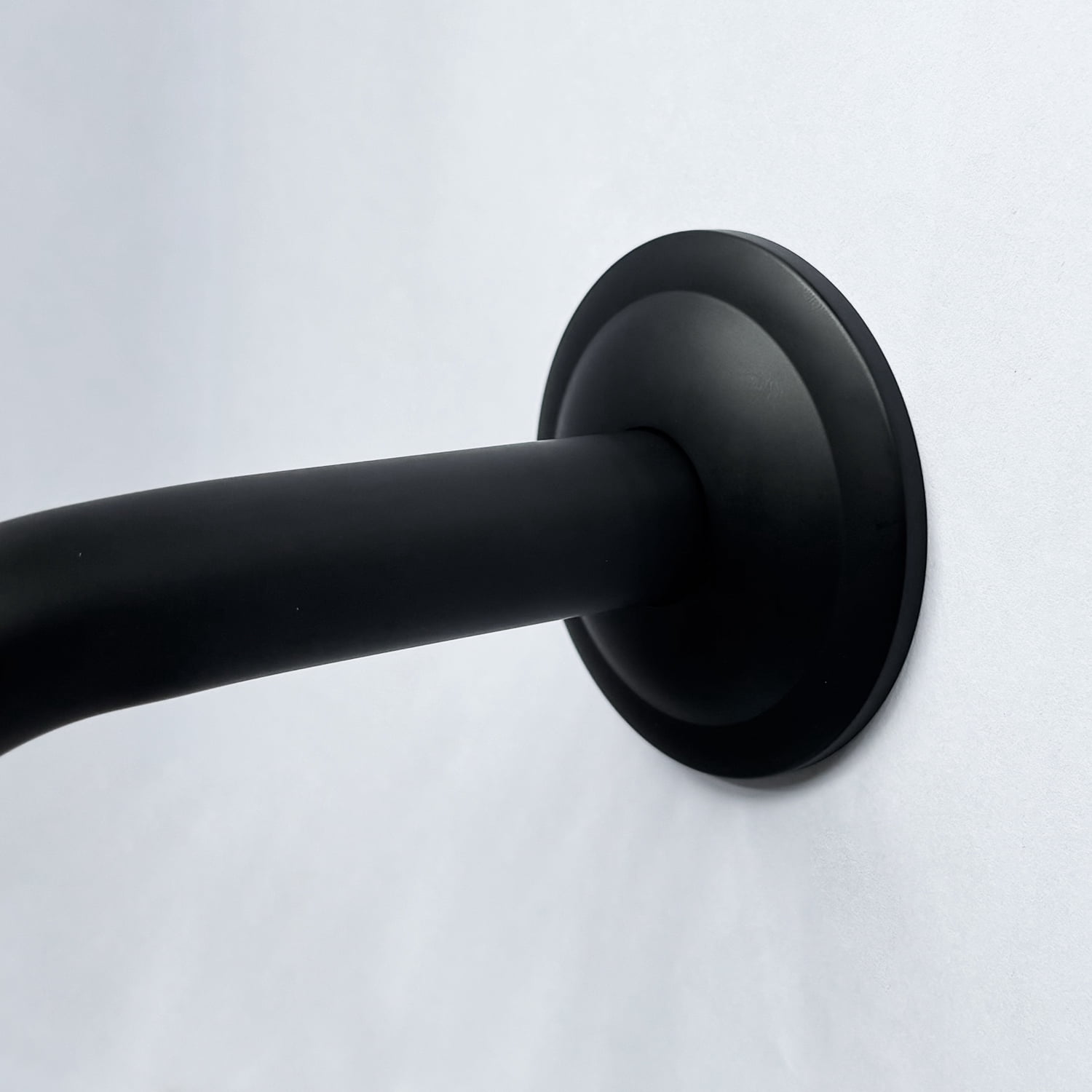 Shower Arm with Flange, 1/2 NPT Tapered Threads, Rain Shower Head Arm, Wall Mount Shower Extension Arm