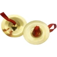 thumbnail image 2 of CIMAXIC Cymbales pour Doigts 1 Paire de Mini Cymbales pour Doigts Percussion Musicale Fabricant de Rythme Zills pour Doigts pour Danseuse Soirée (Doré),2.76"X0.71"X0.71 Pouces, 2 of 4