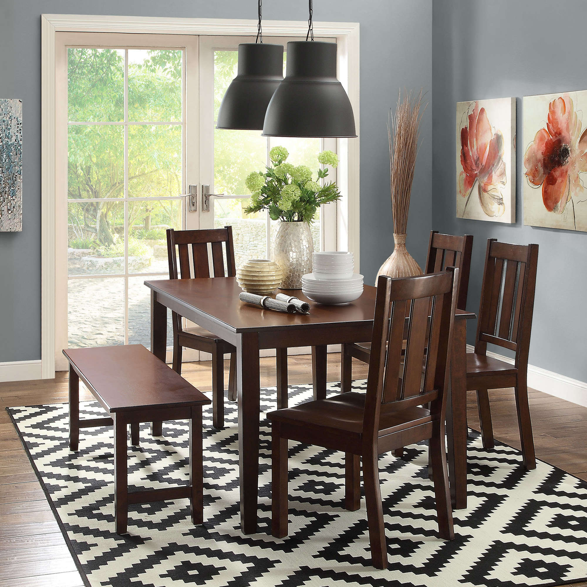 Better Homes & Gardens Bankston Dining Chairs, Set of 2, Mocha photo 8