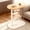 Wood-w, variant on odorsTT Oval Snack Side Table Sofa Coffee Accent Table,Contemporary Corner Table for Compact Areas, Space-Saving Sofa Side Table for Bedroom,Living Room - Black