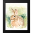 thumbnail image 2 of Barnes, Victoria 20x24 Black Modern Framed Museum Art Print Titled - Field Bunny II, 2 of 5