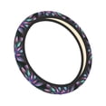 thumbnail image 2 of Gaeub Colored Abstract Breathable Stretch Elastic Steering Wheel Cover, Cool in Summer and Warm in Winter, Universal 15 inch, 2 of 8