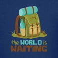thumbnail image 3 of CafePress - The World Is Waiting T Shirt - Dark T-Shirt Kids XS-XL, 3 of 4