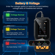 HOMPOW V520 OBD2 Scanner Bluetooth Car Code Reader, Check Engine Light Diagnostic Tool for All Cars Since 1996, Read & Clear Codes, Live Data, Battery Voltage Test, Plug & Play Auto Scanner