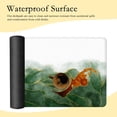 thumbnail image 5 of Marble Texture Gaming Mouse Pad,Emerald Leaves Desk Mat,XXL Extended Mouse Pad Mat for Office,Computer,Keyboard with Non-Slip Base Stitched Eges Mousepad 35.4''''×15.7'''', 5 of 6