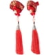 thumbnail image 5 of par de pinzas para el cabello, horquillas de flores, pasadores para el cabello con borlas para mujer, adornos para el cabello japoneses, accesorios para el cabello, 5 of 5