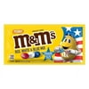 M&M's Peanut Chocolate Red, White & Blue Candies, 3.27 Ounce
