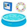 thumbnail image 1 of Alberca Inflable Redonda + Tapete Protector + Salvavidas Intex COMBO-INTEX-10, 1 of 6