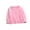 Pink, variant on WRKEKC Kids Crewneck Solid Color Long Sleeve Knit Sweater Boys and Girls Soft Thick Warm Cozy Pullover for 1-7 Years Toddlers Fall Winter Stylish Casual Daily Outwear