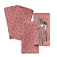 thumbnail image 4 of S4Sassy Red Square & Octagon Geometric Holiday Parties Cloth Table Linen Re-Usable Dinner Napkins Set 18 x 18"(Pack of 6), 4 of 8