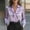 *Purple, variant on ClodeEU Women's Silk Blouse,Long Sleeve V Neck Shirt,Casual Elegant Satin Slim Tops White,Womens Plus S