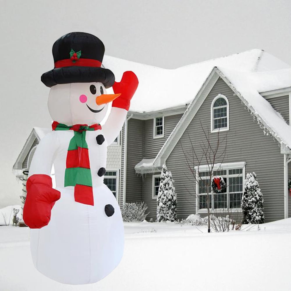 Mewmewcat 8 Ft Christmas Inflatable Snowman Decoration Home