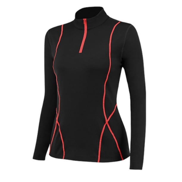 Jumpingount Ropa deportiva para mujer, sudadera de manga larga para Yoga, ropa con forma para trotar, conjunto de gimnasio elástico elástico fino conjuntos de ropa Negro-Naranja Rojo XXL