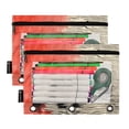 thumbnail image 5 of FORMRS 2 Pack Pencil Pouch for 3 Ring Binder with Clear Window Zipper Case, Illusionary Boat, 5 of 6